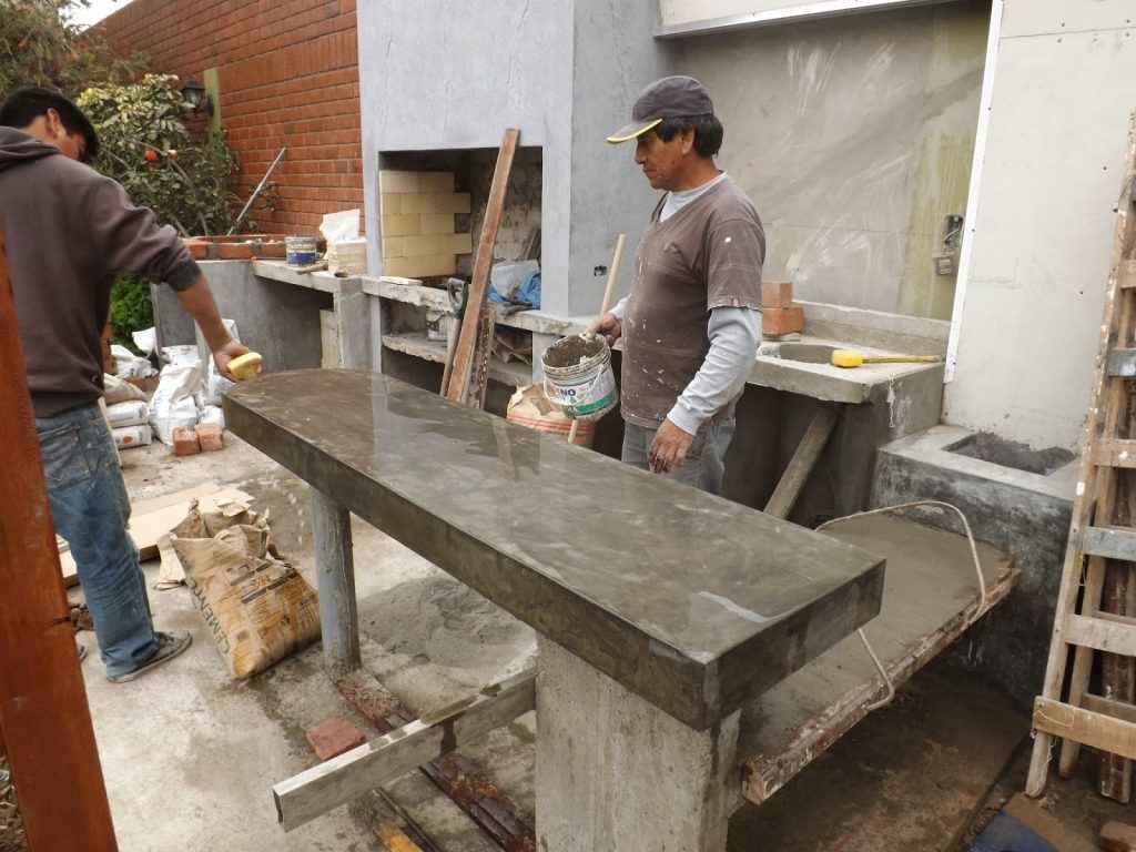 Construcción de tablero de concreto