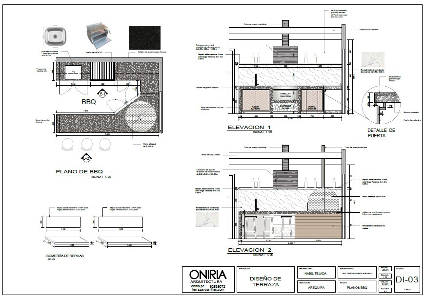 Planos de parrilla mimetika 