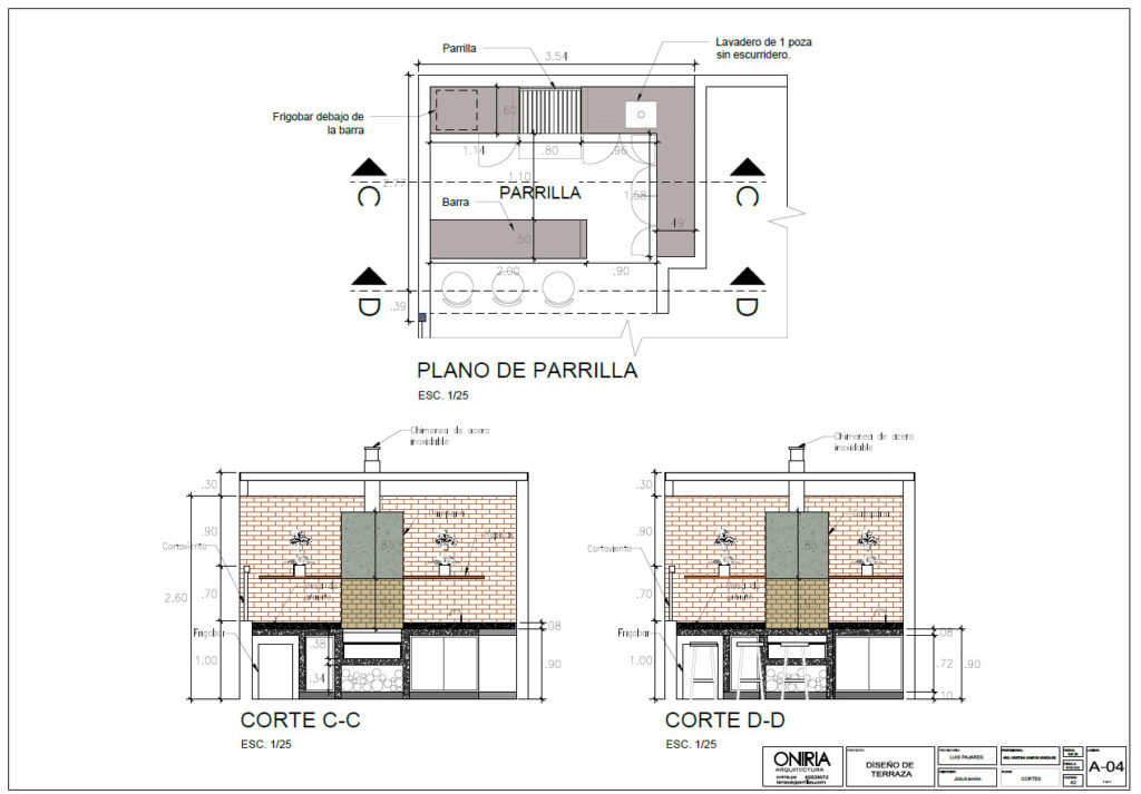 parrilla en Terraza en Jesús María