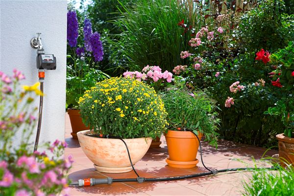 sistema de riego por goteo para jardineras 