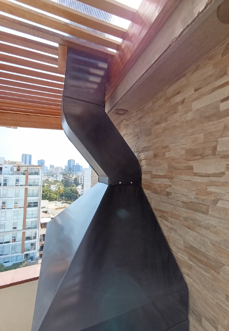 Ducto curvo de campana