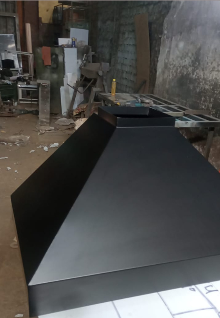 Proceso de fabricación de campana piramidal