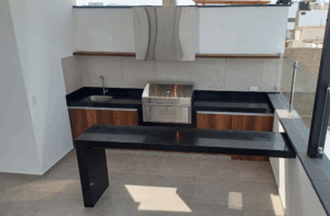 Terraza en playa pulpos