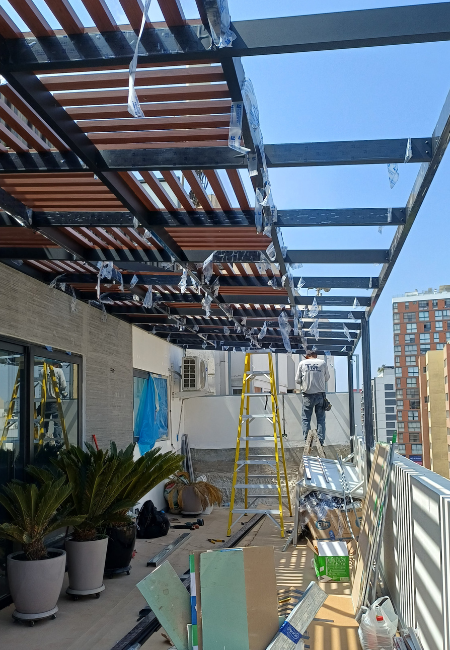 Techo de terraza en Miraflores