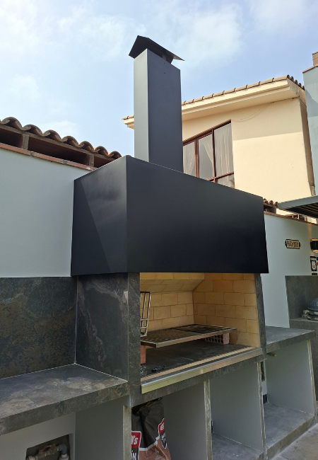 Campana rectangular negra