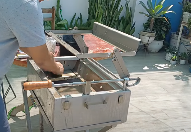 Desmontaje de una parrilla empotrable 