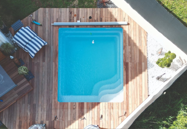 Piscina prefabricada para terraza