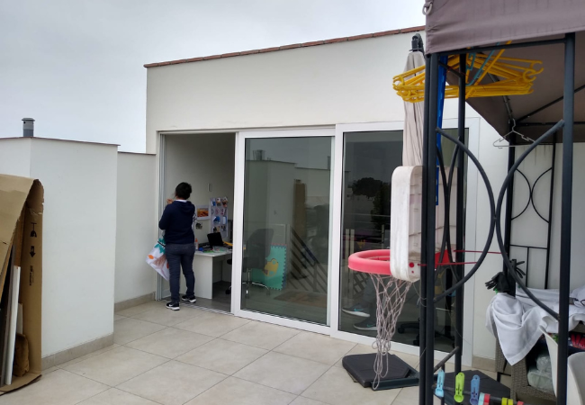 Una azotea en miraflores