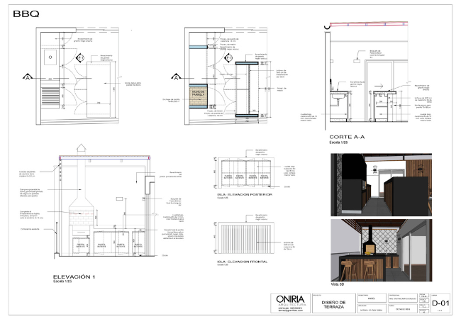 Planos de parrilla remodelada
