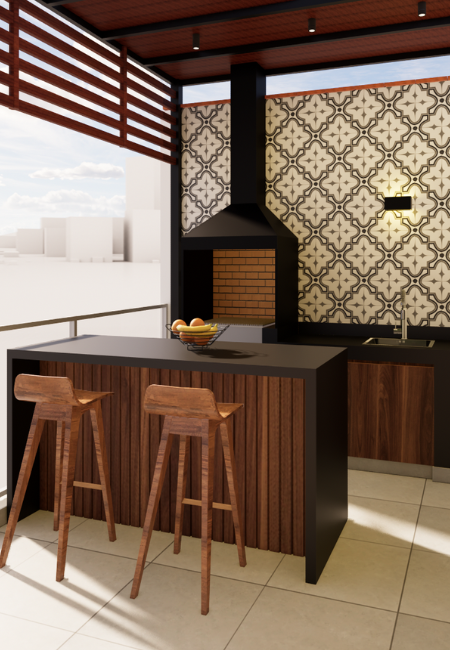 Diseño de parrilla en Santa Catalina