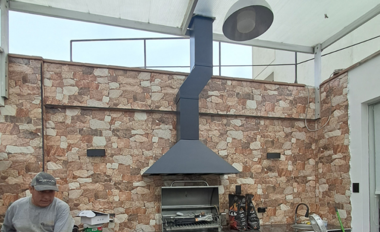 Campanas con ductos quebrados